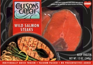 Wild Salmon Steaks - Bagged