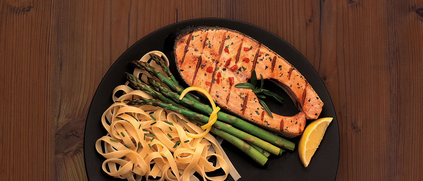 Wild Alaskan Salmon Steaks