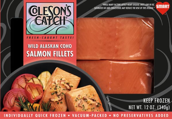 Coho Salmon Fillets Coho Salmon Fillets - Flash Frozen