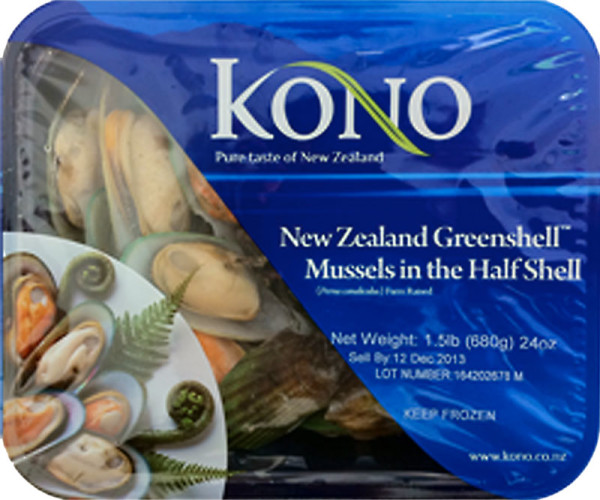 Kono Greenshell Mussels - Bagged