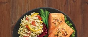 Pink Salmon - Wood Background