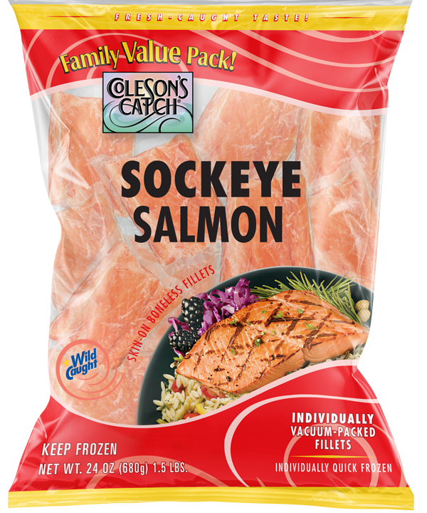 Sockeye Salmon Fillets - Coleson Foods, Inc.